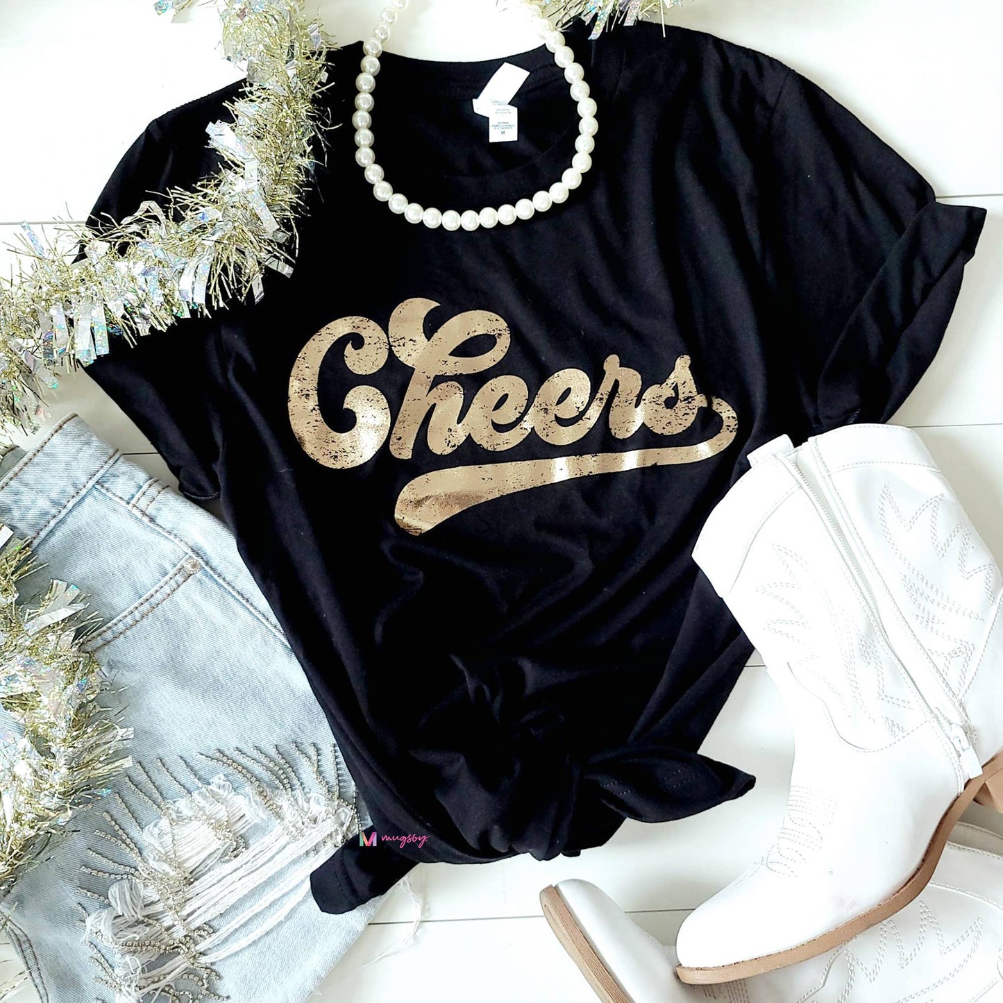 Cheers New Years Shirt (Black)