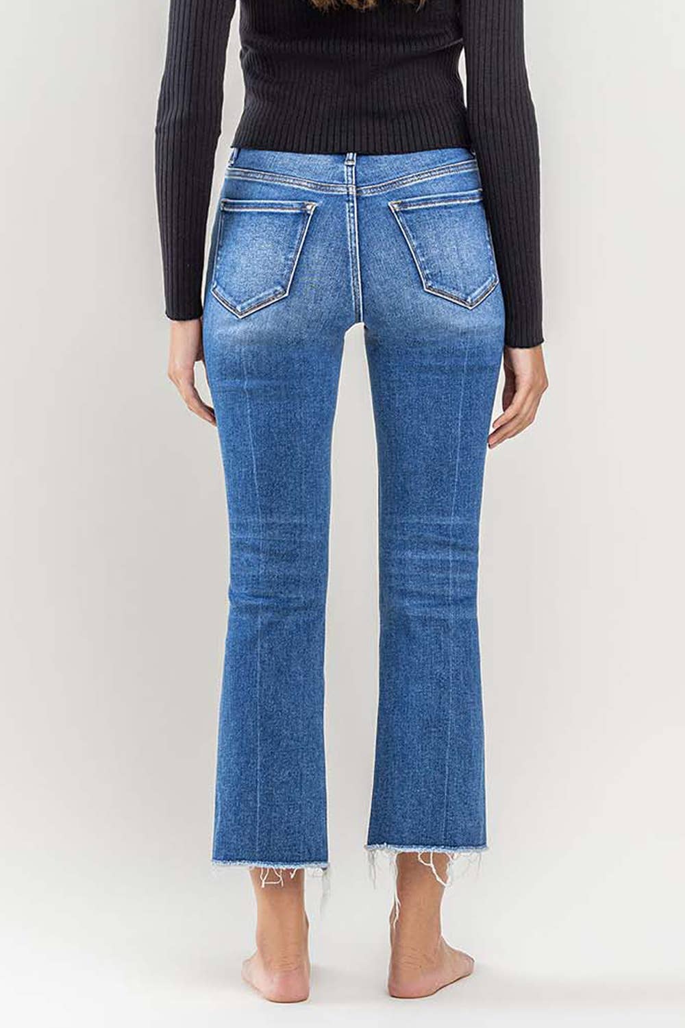 HIGH RISE KICK FLARE JEANST5910: ENCOURAGINGLY / 28