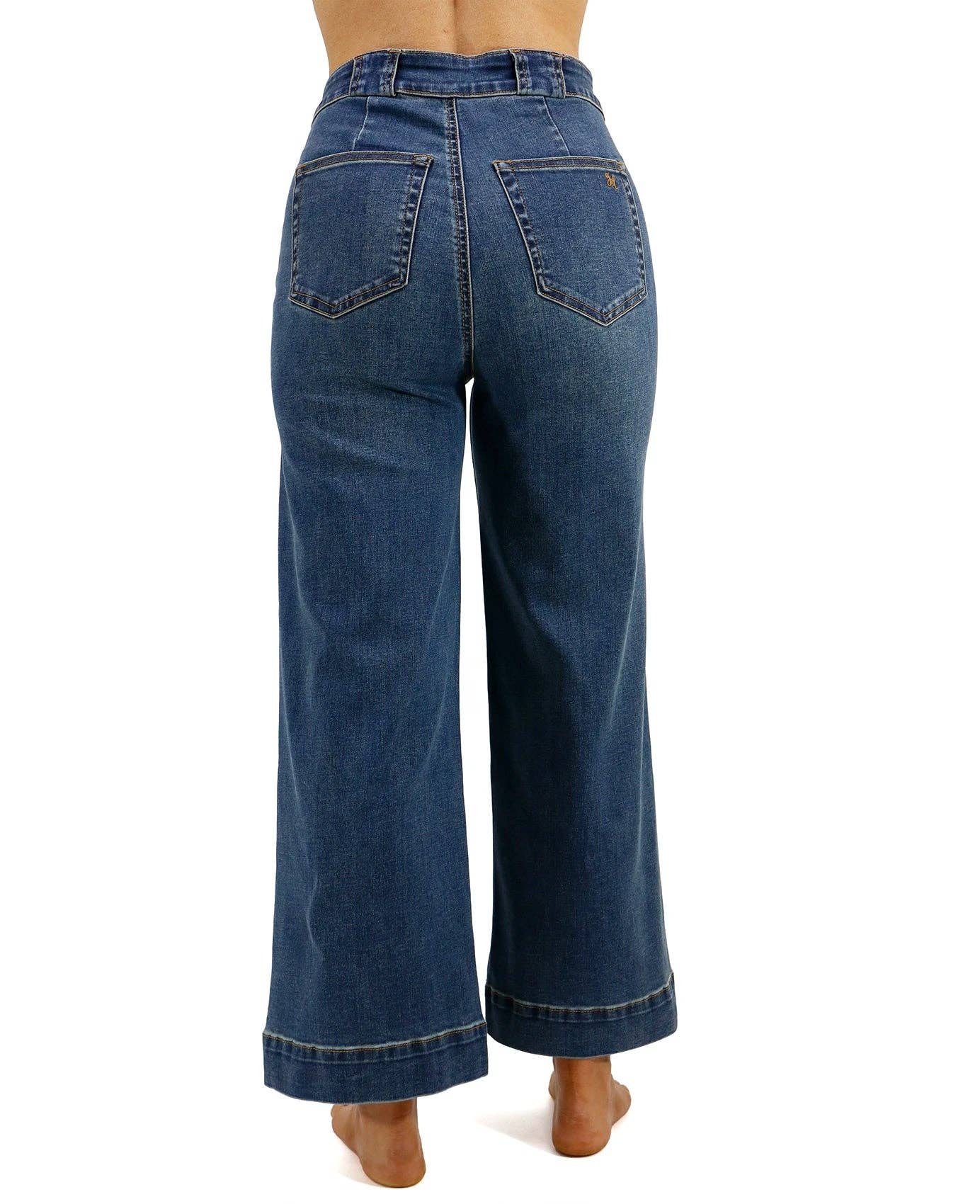 Sailor Denim Jeans in Mid-Wash: Mid-Wash 2-16