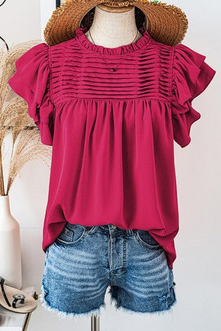 Hot Pink Blouse