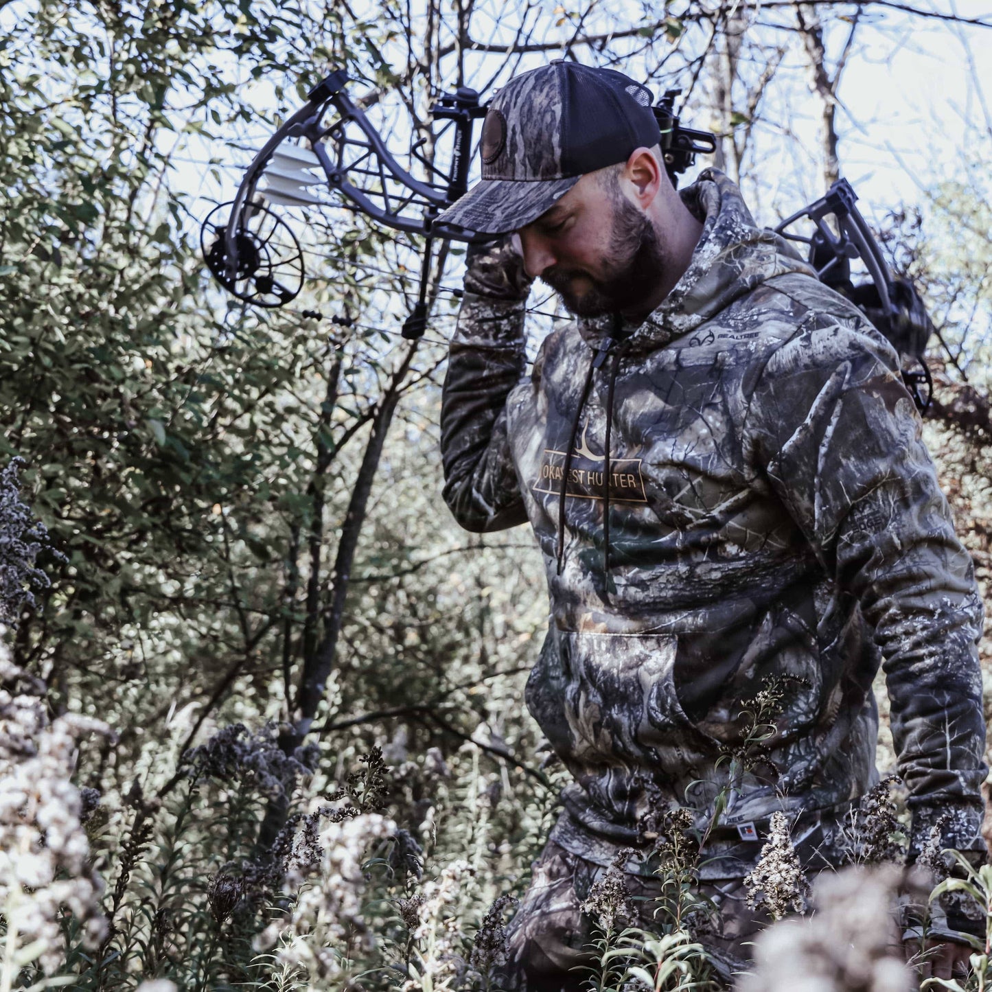 Okayest Hunter Camo Hoodie