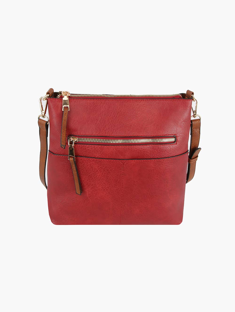 Classic Front Pocket Crossbody Sling: MUSTARD