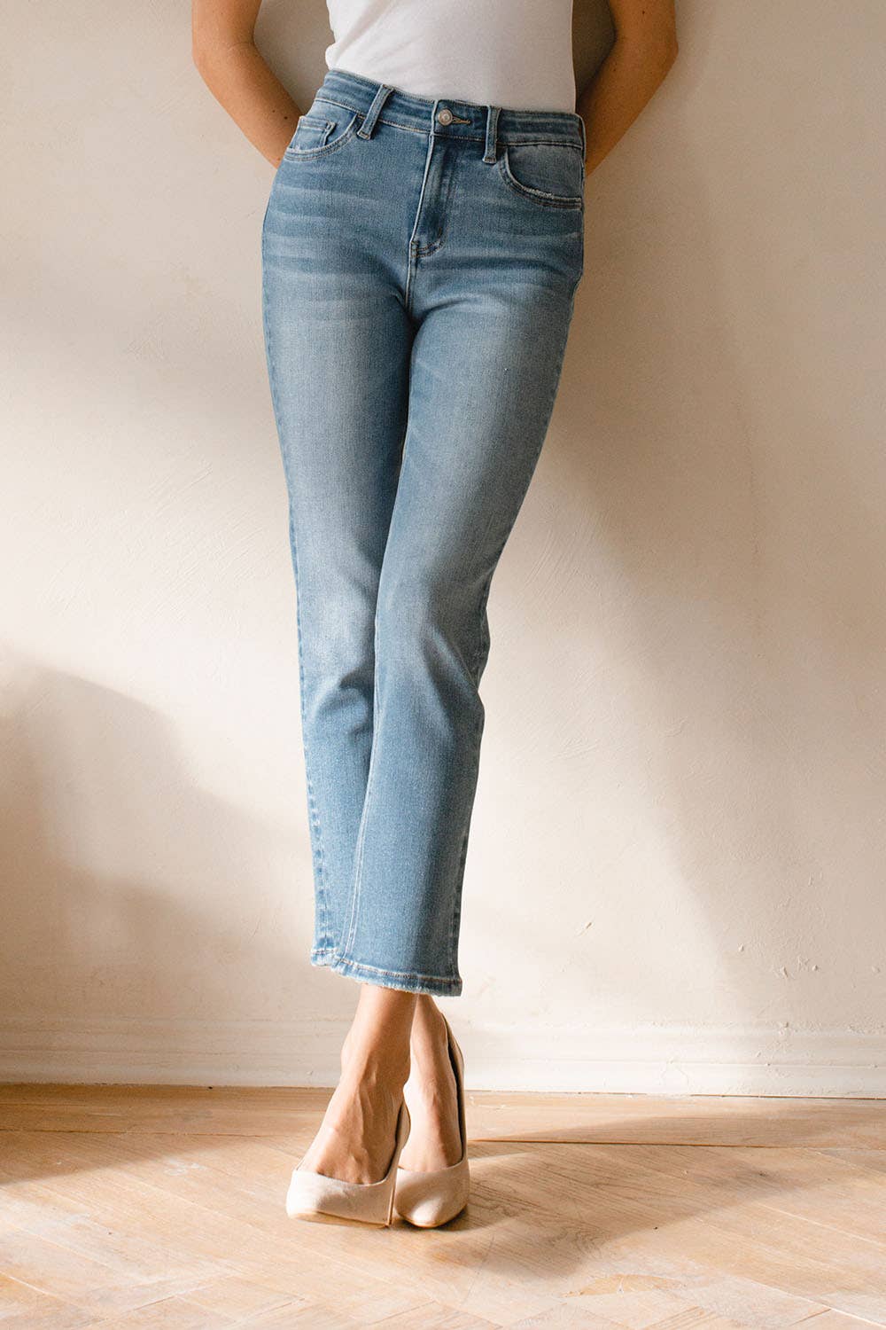 Vervet High Rise Crop