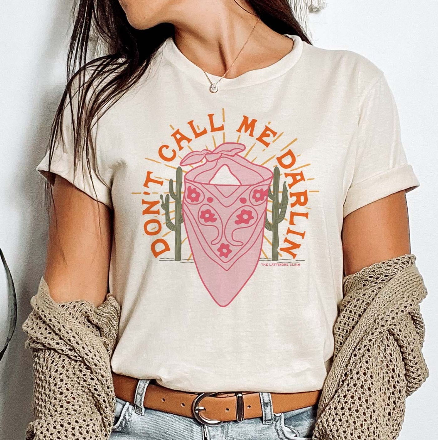 Don't Call Me Darlin- 2 color options: CREAM