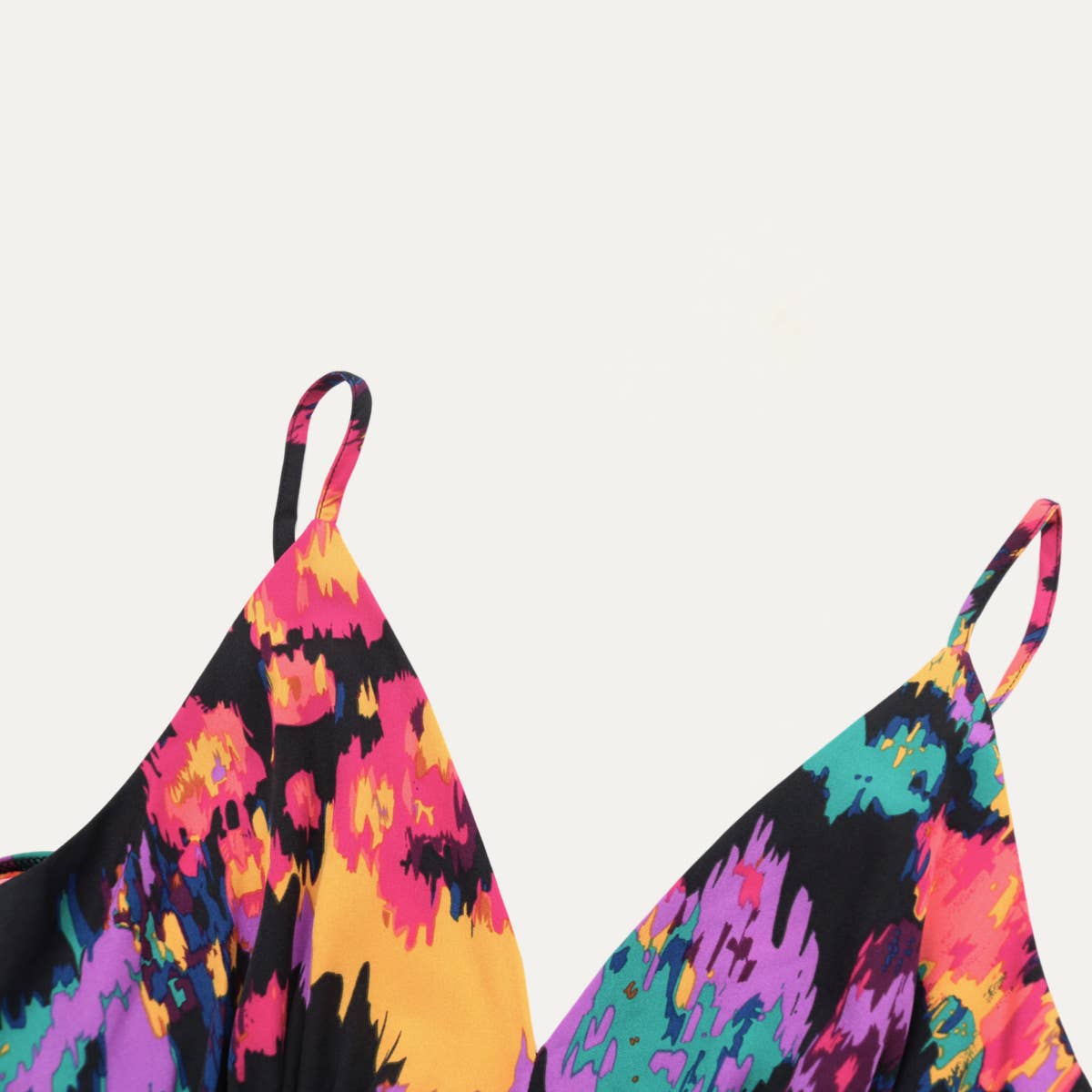 Holiday Multicolor Printed Sleeveless Open-Back Maxi Dress: Multi