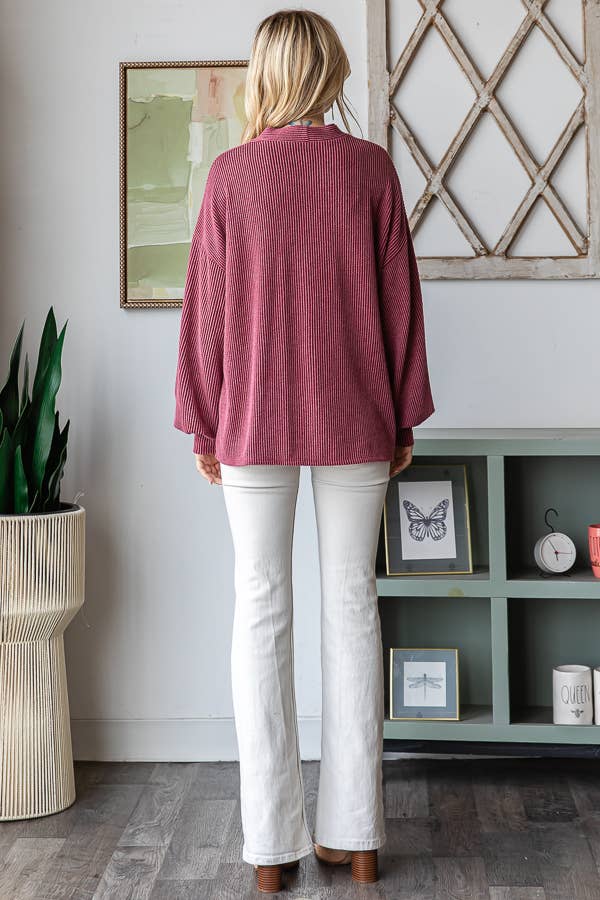 Burgundy Sweater