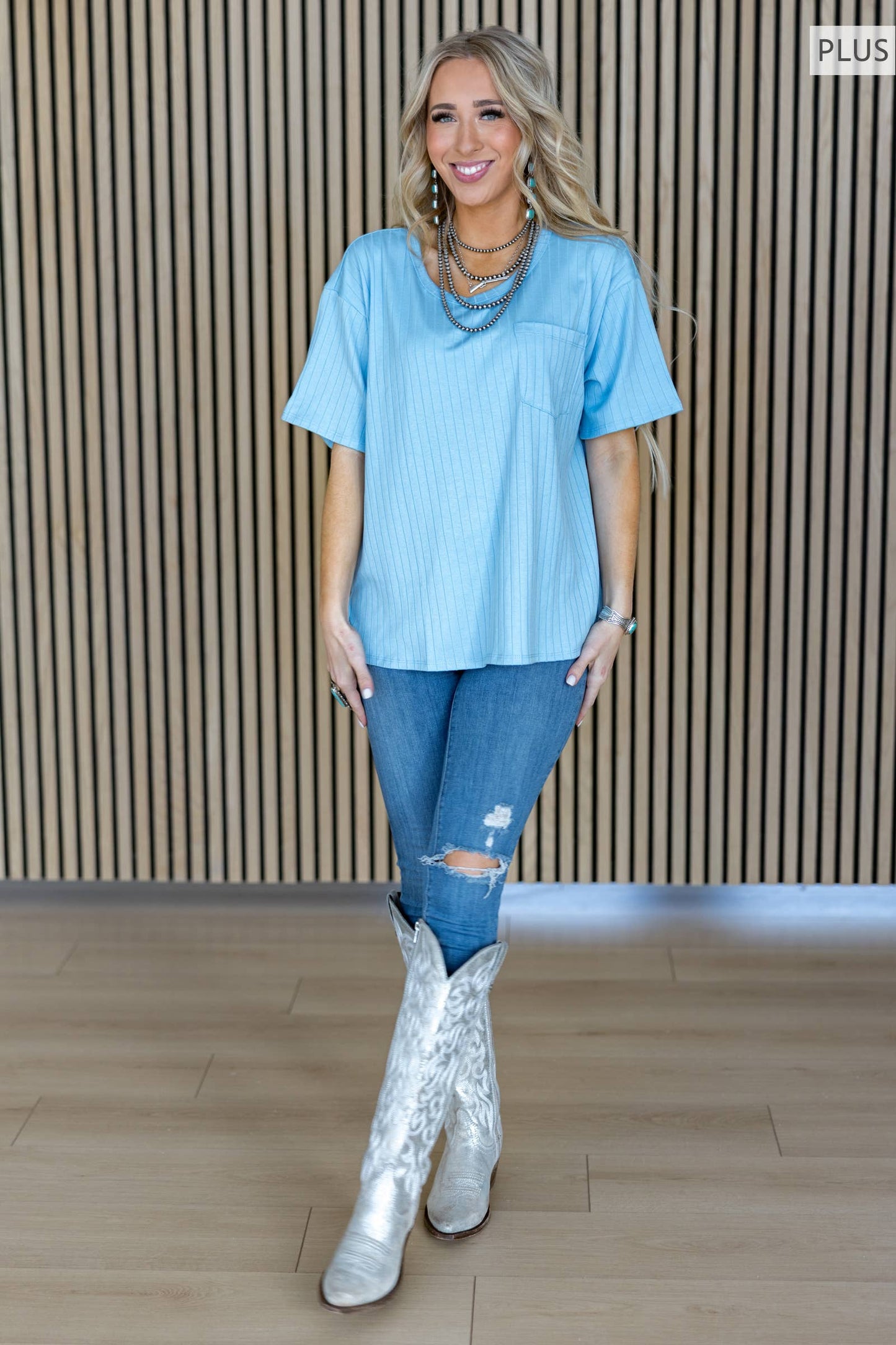 Ribbed Boyfriend Style Oversized Top: RED