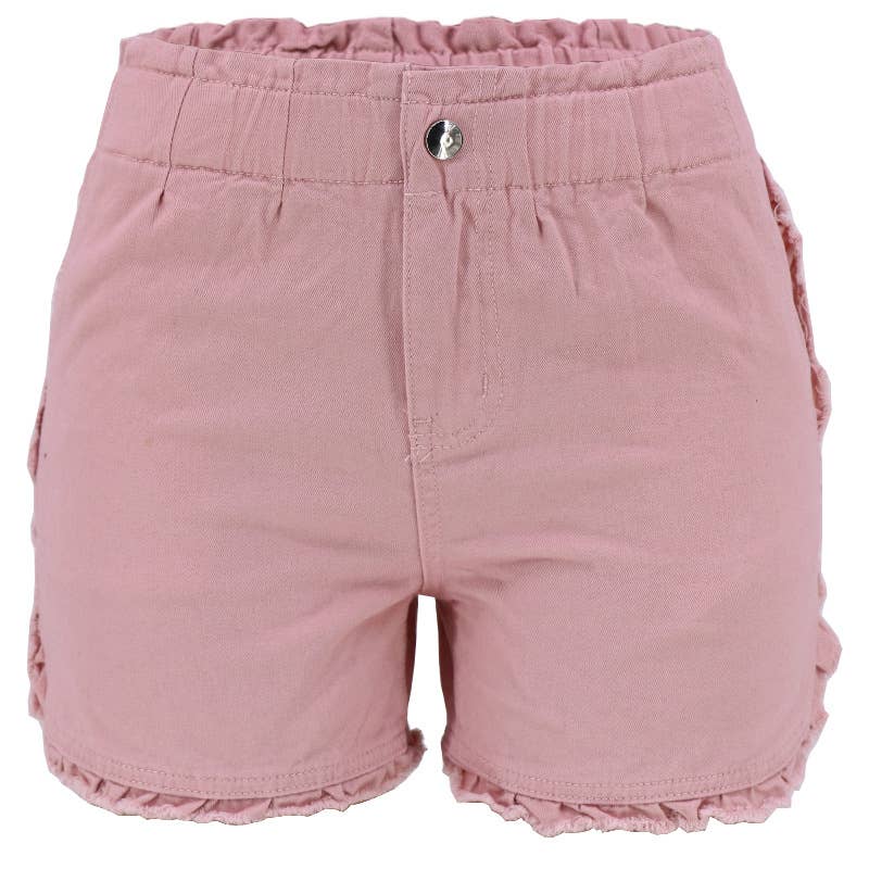 Summer vintage high stretch high waist denim shorts women: Pink
