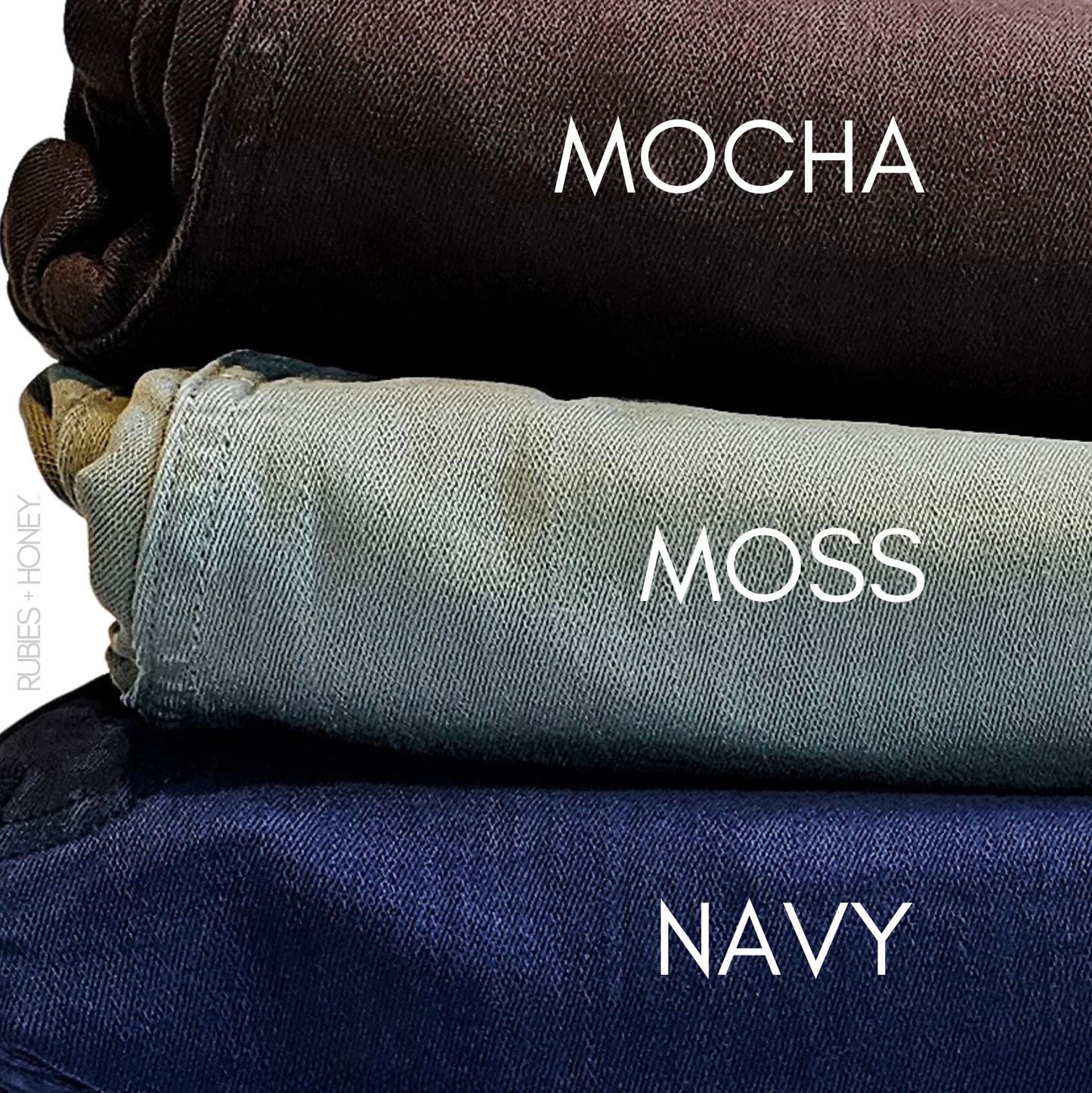 [PREORDER] 17003-MOCHA Garment-Dyed Cropped Wide Leg Jeans:
