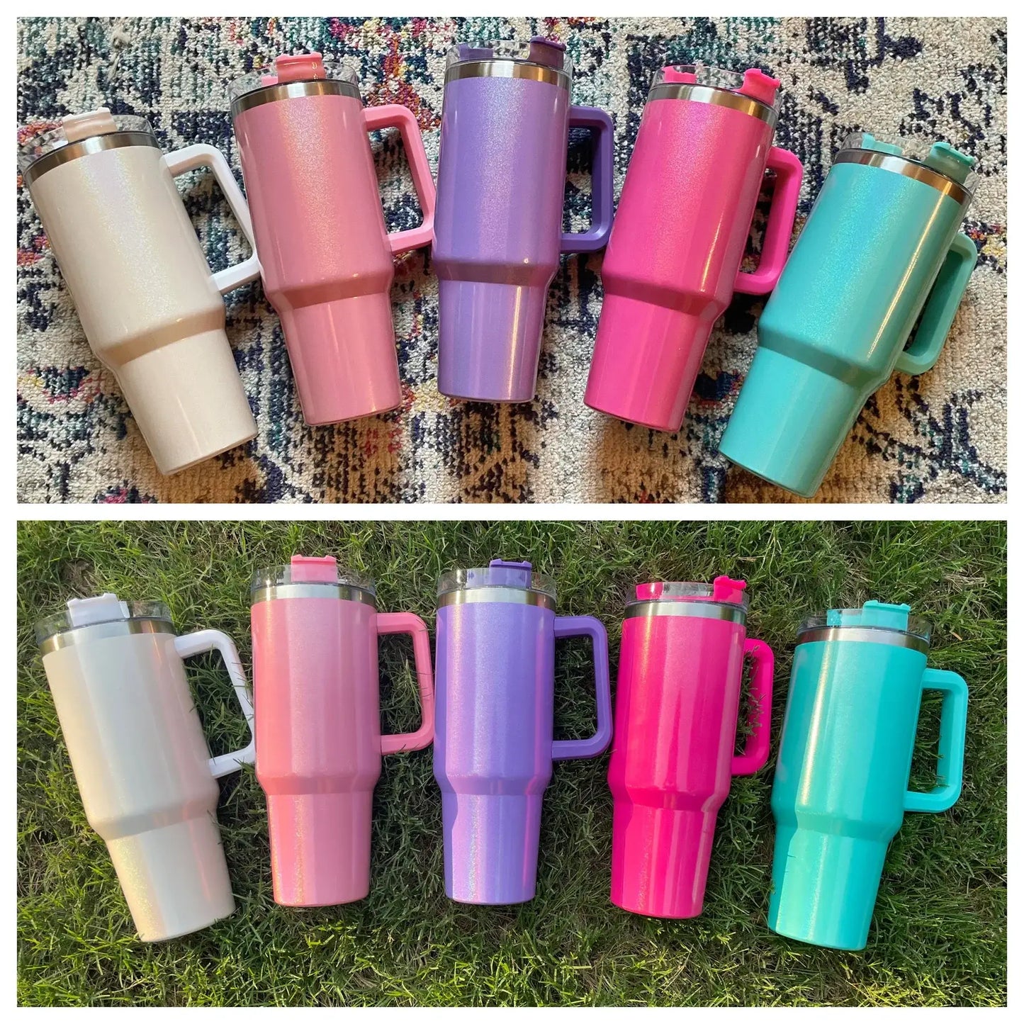 NEW! 40 oz Shimmer Tumbler in Five Colors
