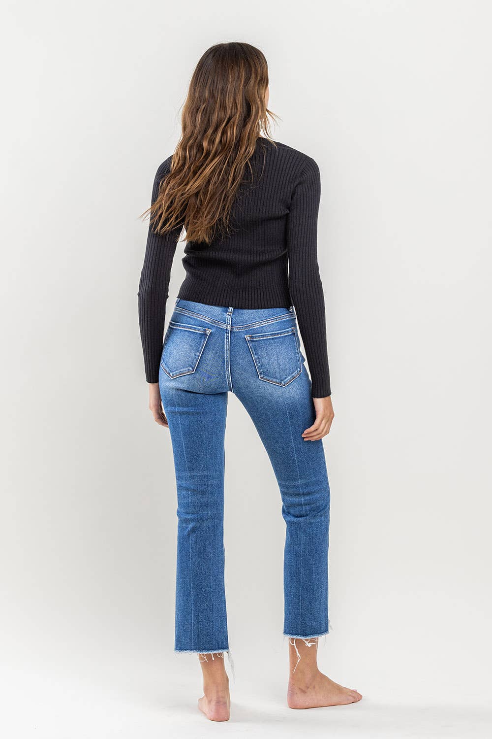 HIGH RISE KICK FLARE  JEANST5910: ENCOURAGINGLY / 28