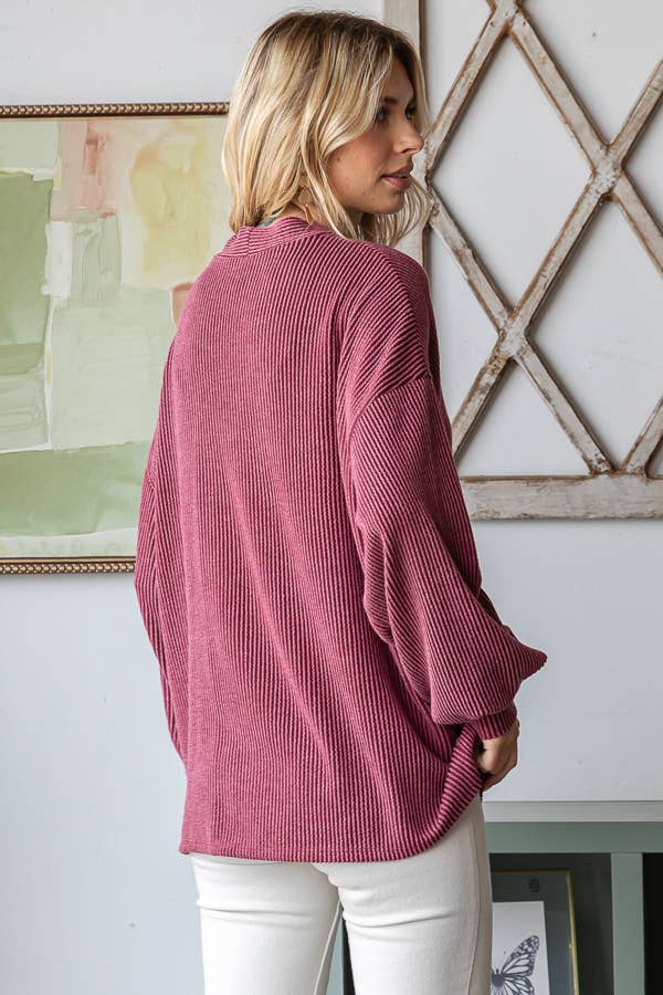 Burgundy Sweater