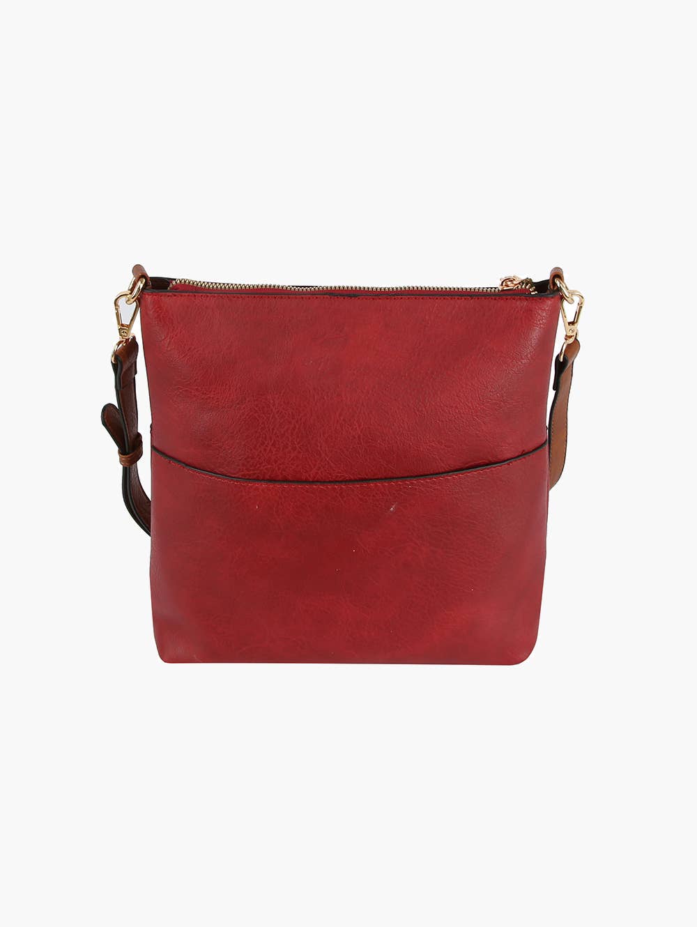 Classic Front Pocket Crossbody Sling: MUSTARD