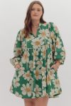 Entro Green Floral Dress