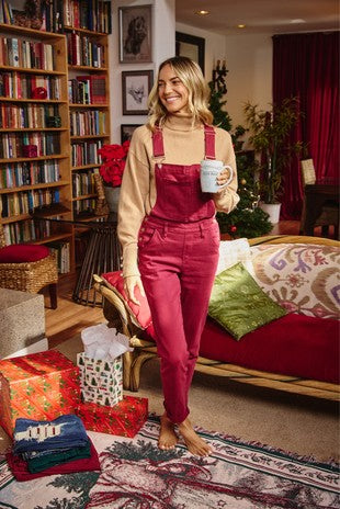 Judy Blue Maroon Overalls