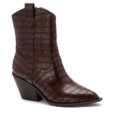 Corkys Rowdy Brown Croco