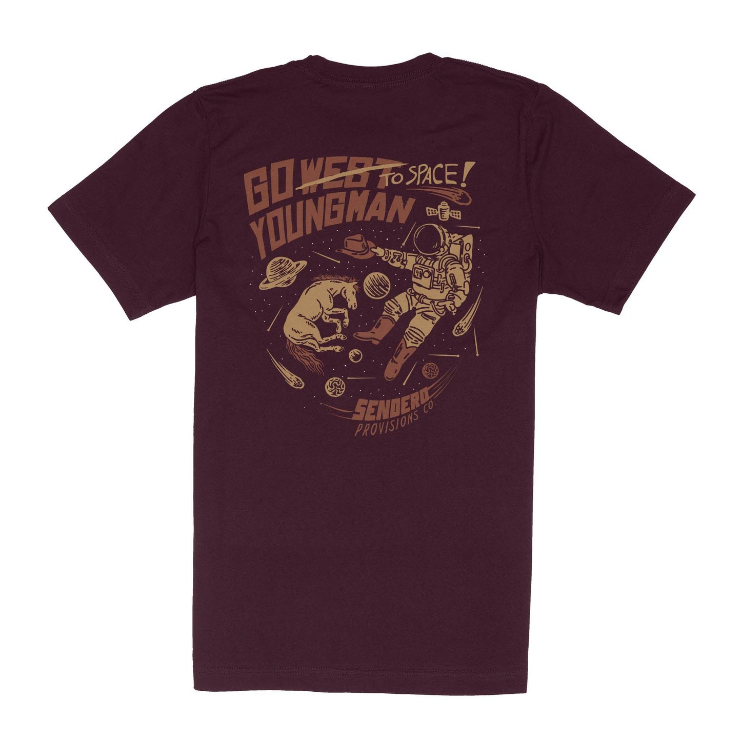 To Space T-Shirt: Black / Large