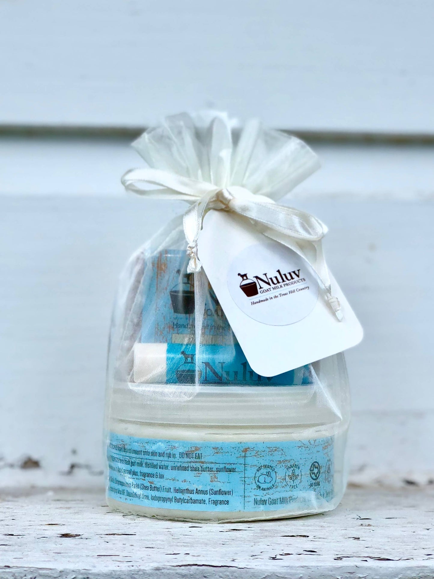 Nuluv Goat Milk Body Butter 3 Piece Gift Set: Spiced Tea