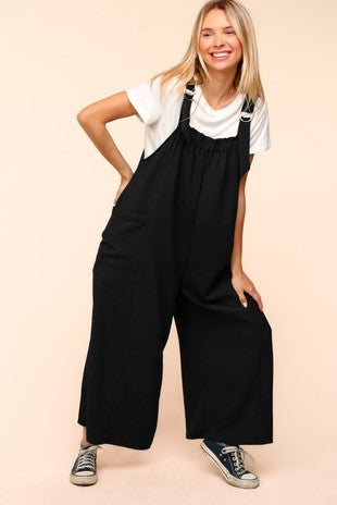 Haptics Baggy Black Romper