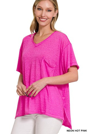 Zenanah Black burn out T