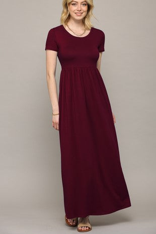 Burgundy Dress