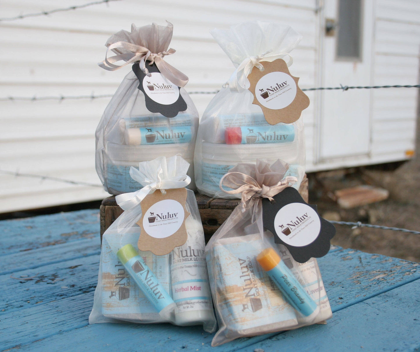 Nuluv Goat Milk Body Butter 3 Piece Gift Set: Spiced Tea