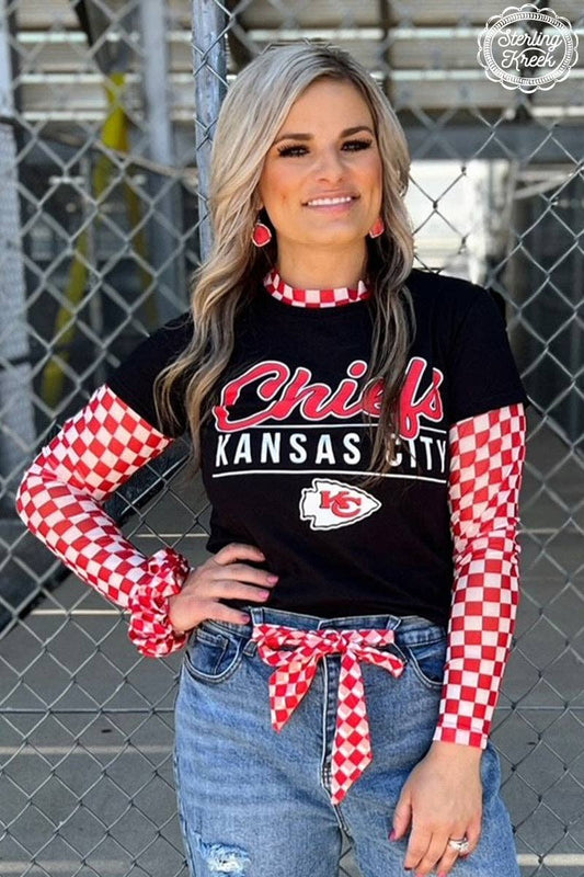 Pep Rally Mesh Top Red: