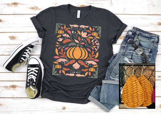 Pumpkin Vines Fall Tee