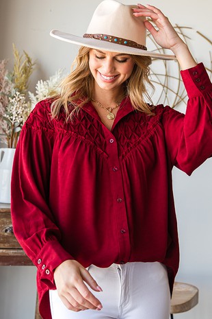 First Love Collar Top