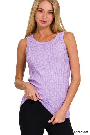 Zenanah Ribbed Tank Various Colors